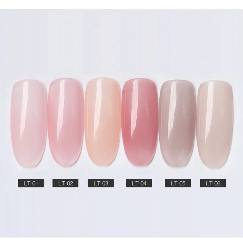 Гель лак для ногтей телесного цвета 6 мл Полупостоянный ногтей|Гель ногтей| |