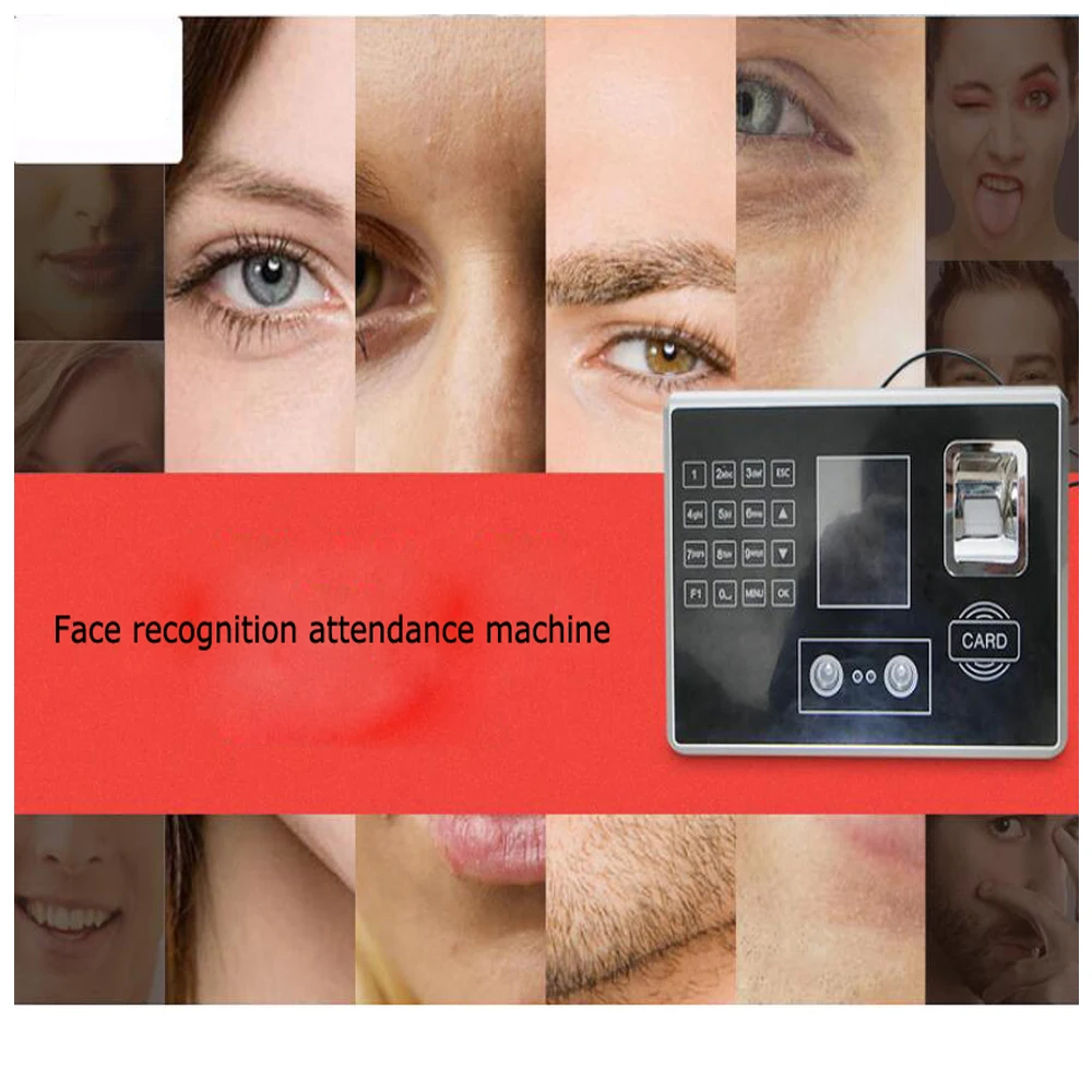 

Touch screen Facial identification fingerprint time attendance Recorder