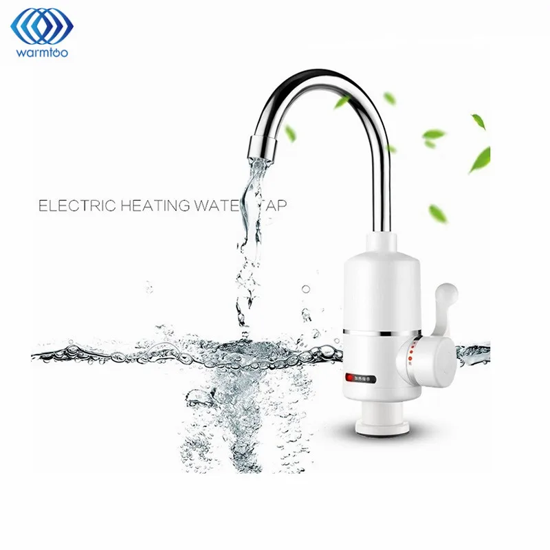 

Electric Water Heater Tap Instant Tankless 2000W Deck Mounted Rapid Heating Shower Room Kitchen AU plug Home 220V
