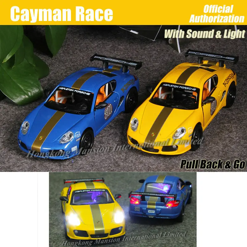 132 Diecast Car Model For ThePorsche Cayman Race (1)