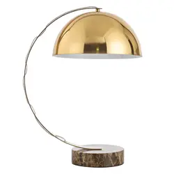 Современные мраморный позолоченный металлический gold абажура свет стол для гостиной, спальни исследование деко светодио дный E27 лампы