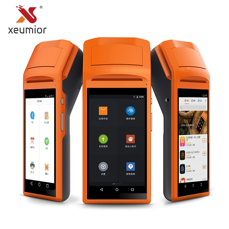 

Sunmi Android 6.0 POS Thermal Printer Barcode Scanner Handheld POS Terminal Wireless Bluetooth Wifi Android PDA Distribution V1s