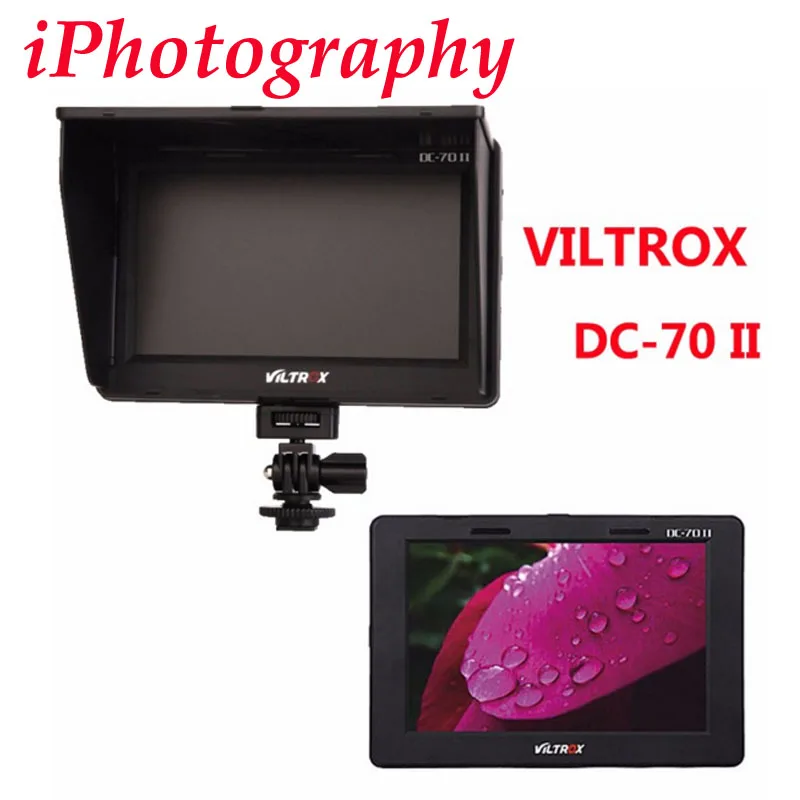 ЖК монитор Viltrox с цветным зажимом 7 дюймов HD HDMI AV вход 1024x600 для цифровых зеркальных