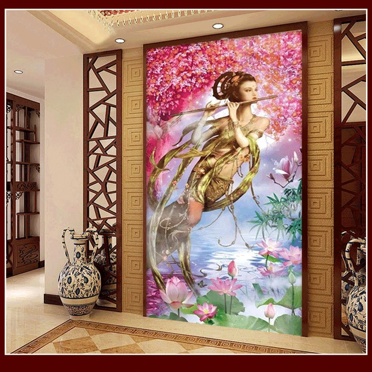 

Diamond Embroidery, 5D ,DIY, Diamond Painting, Fairy,Dunhuang Flying, Diamond Mosaic,Diamond Cross Stitch Kit, Wall Decoration
