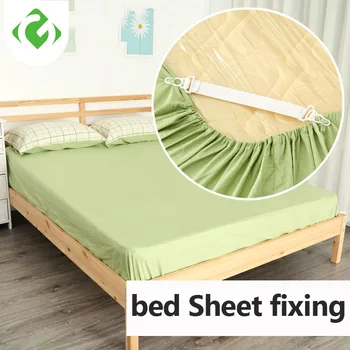 

GUANYAO White Bed Sheet Mattress Cover Blankets Grippers Clip Holder Fasteners Elastic Set Fixing Slip-Resistant Belt Elastic