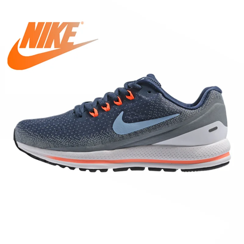 

Original NIKE AIR ZOOM VOMERO 13 Men's Running Shoes Dark Blue Shock Absorption Breathable Wear-resistant Lightweight 922908 400