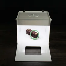 LED фотостудия Профессиональный Портативный 9 ”дюймовый super Mini Kit Фотография Фотография Студия Светлая Коробка Softbox MK20