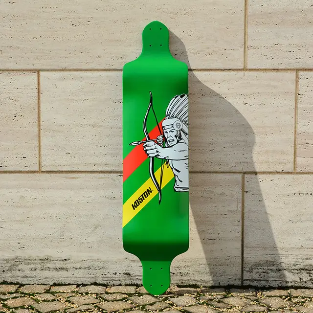 Cheap KOSTON pro drop down  longboard decks with 9ply canadian maple hot laminated,41.25 inch*9.75inch  ship type long skateboard deck