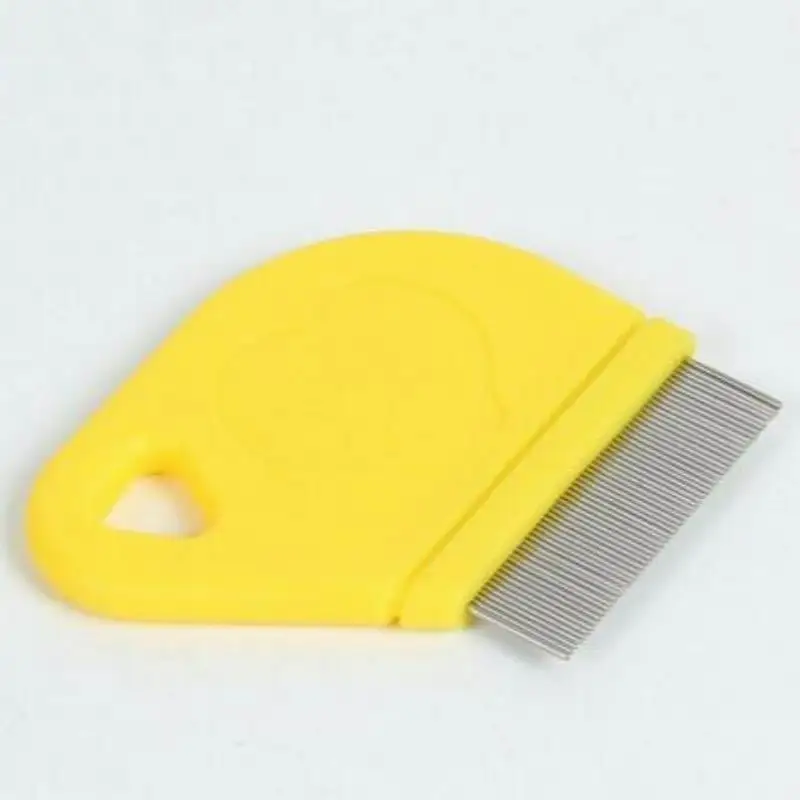 Multipurpose lice comb stainless steel detangle hair brush nit flea