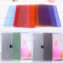 Full clear Transparent TPU Back Case Cover Silicone For Apple iPad Air 2 9.7” Protective Skin for ipad 6 Tablet Accessories