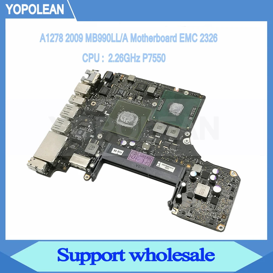 

Genuine 2.26GHz P7550 Motherboard Logic Board For Macbook Pro 13" A1278 Mid 2009 EMC 2326 820-2530-A