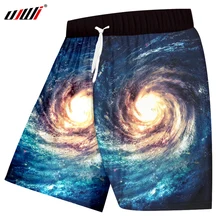 UJWI Пейсли шорты мужские модные 3D принт Galaxy Космические пляжные шорты Homme хип хоп Уличная одежда летние мужские брендовые Фитнес Брюки