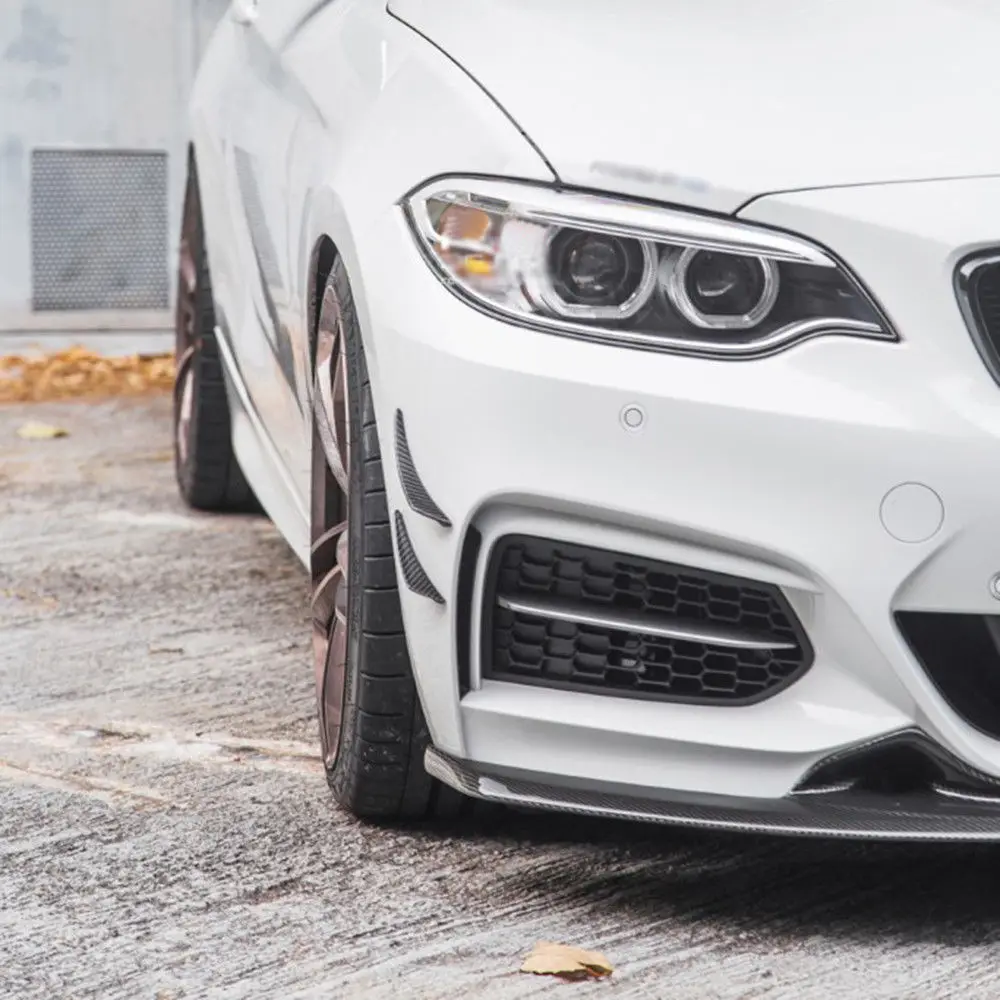 Передний бампер из углеродного волокна сплиттер спойлер для BMW E46 E90 F30 F32 F33 F36 F10 G30