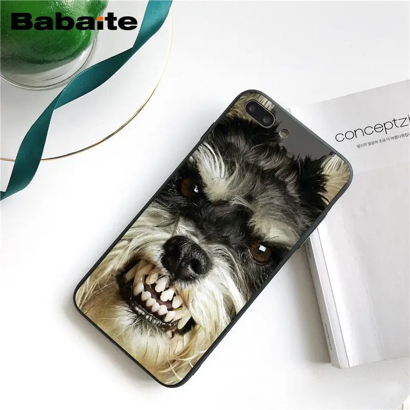 Babaite чехол для телефона с милыми собаками Шнауцер для iphone 11 Pro 11Pro Max 8 7 6 6S Plus X XS MAX 5 5S SE XR - Цвет: A7