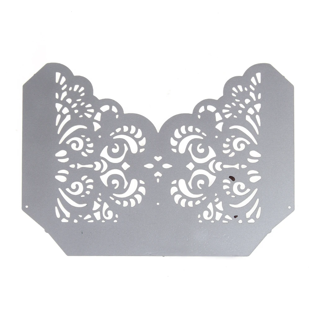  Customized Corner Flower Greeting Cutting Dies Cards 3D DIY Scrapbooking Craft Die Photo Invitation - 32837663742
