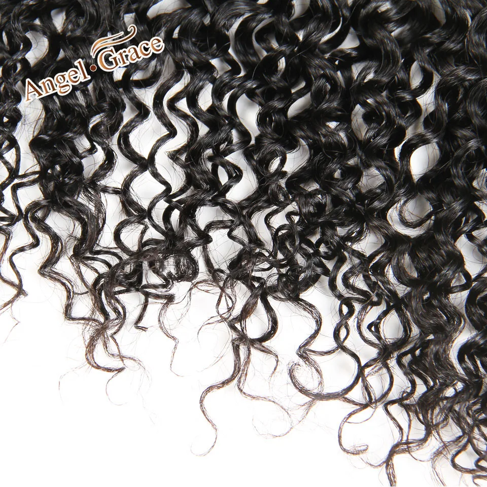 Angel Grace малайзийские волосы плетение пучки кудрявые вьющиеся волосы 3 пучка человеческих волос для наращивания 10-28 дюймов remy волосы