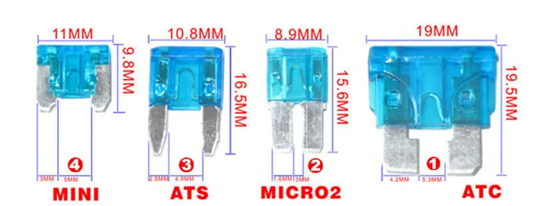 80 шт. Мини АТС ATC предохранители для автомобиля 5A 7.5A 10A 15A 20A 25A 30A 40A Amp с зажимом коробки ассортимент Авто Лезвие тип Предохранитель набор грузовик CHIZIYO