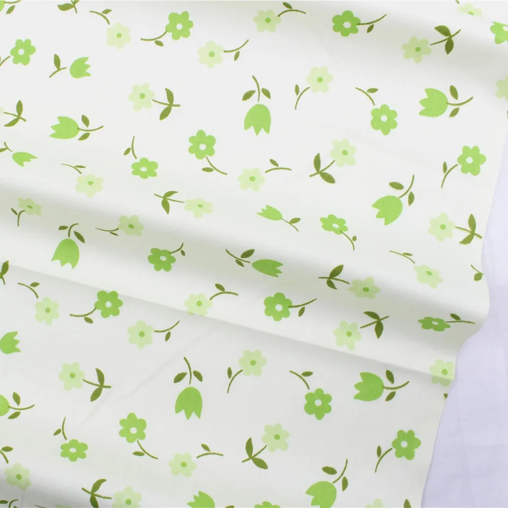 

16627-16F1 , flowers Rayon cotton fabric ,Children like the style 50cm*150cm diy handmade patchwork cloth home textile