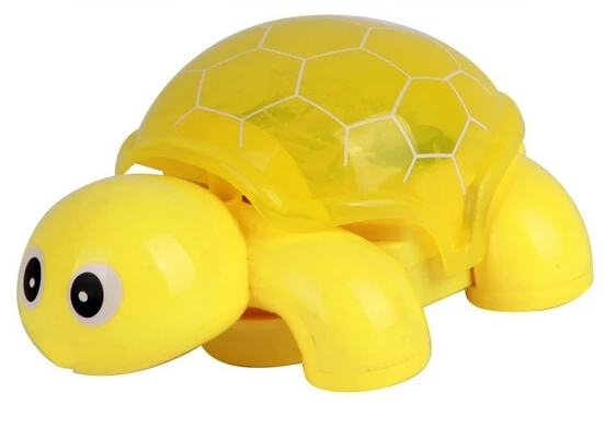 Электрический черепаха черепахи с светомузыкальный проектор малышей/детей младшего возраста/игрушки - Цвет: Цвет: желтый
