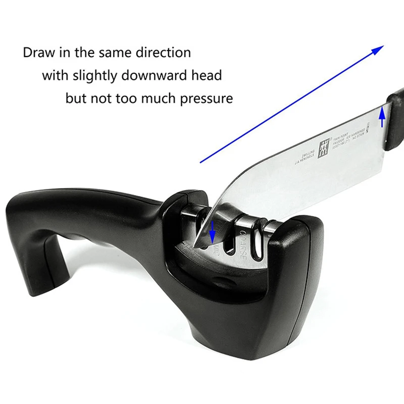 Профессиональная точилка для ножей 3 этапа вольфрамовый Алмазный керамический