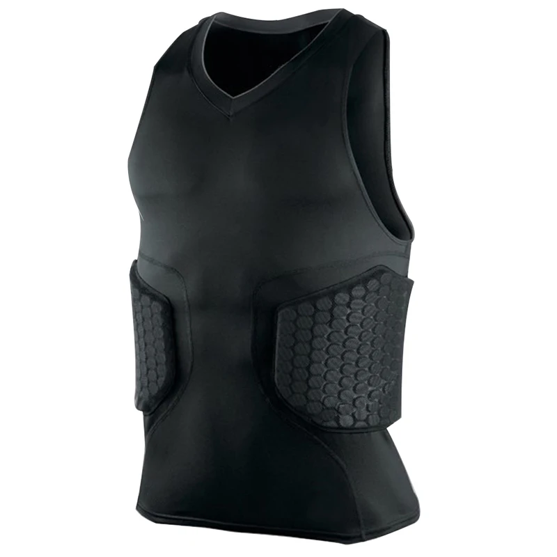 

2018 New Man's Anti-collision Running Exercise College Throwback Training Body Protection Vest Quick Dry Training Vest