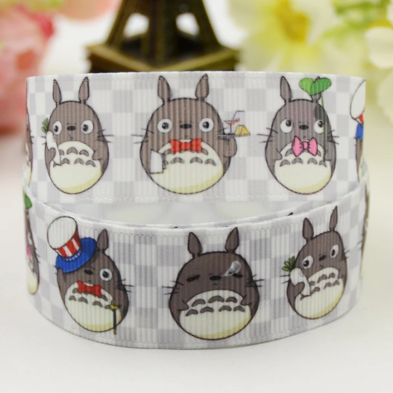 

7/8" Kawaii Cartoon Ribbon For Diy Hairbow headwear printed grosgrain ribbon gift decoration ribbons x-1246