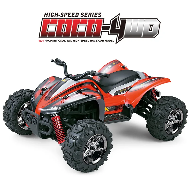 1 24 RC font b Car b font Full proportion 40km h 4WD Highspeed Remote Control