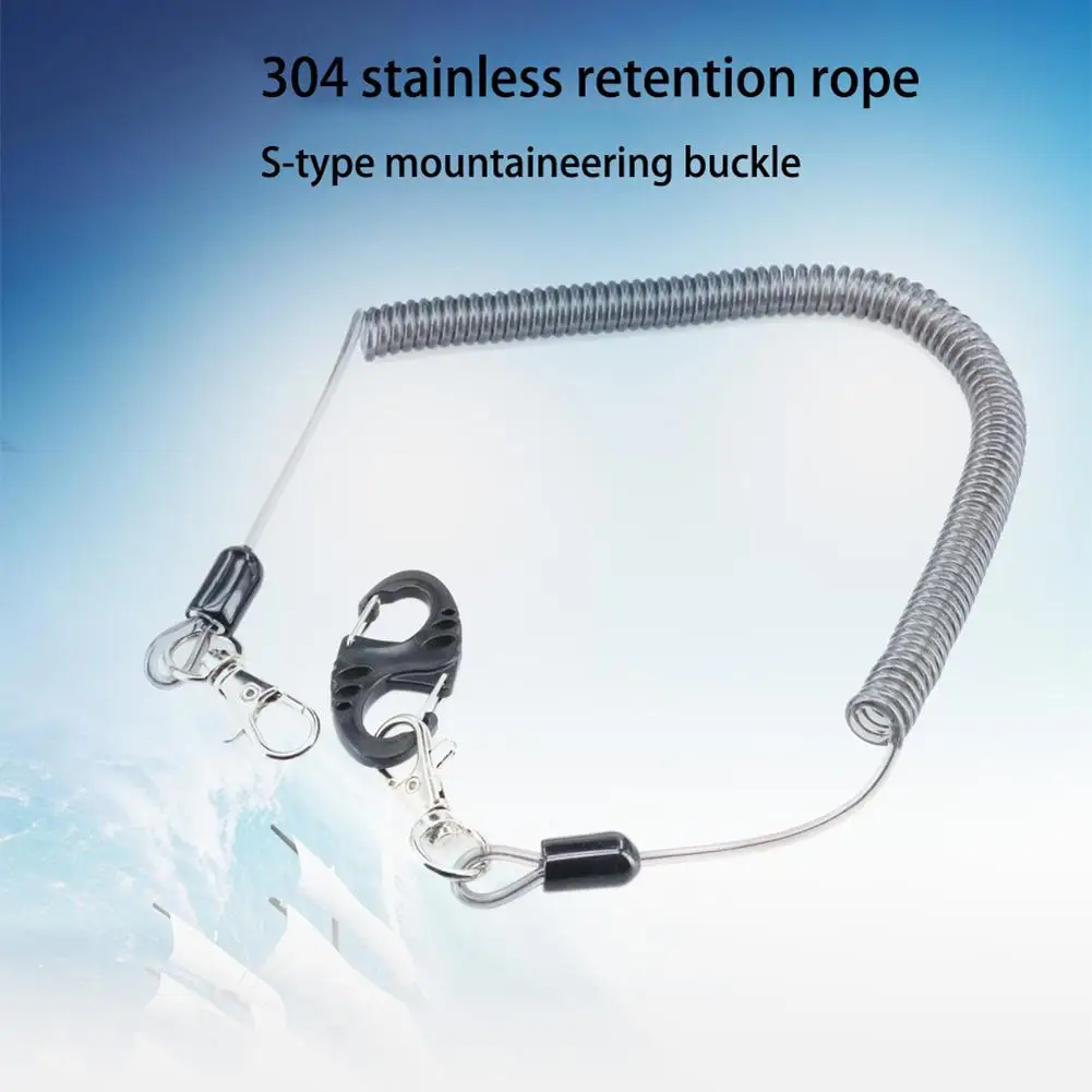

Retractable Fly Fishing Lanyard Quick Release Holder Buckle Cord Tackle Tool