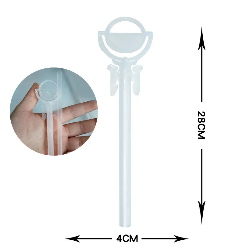 

6 pieces 28cm Foil ballon Stick latex balloon stick can be together Holder Stick Cup Air Balloons Accessories Birthday party