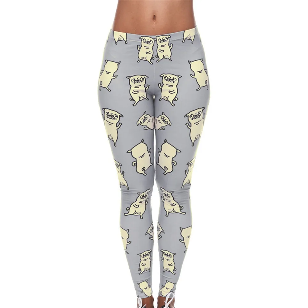 Cartoon Printed Harajuku Legging Casual Sexy Women Slim Fit Leggings