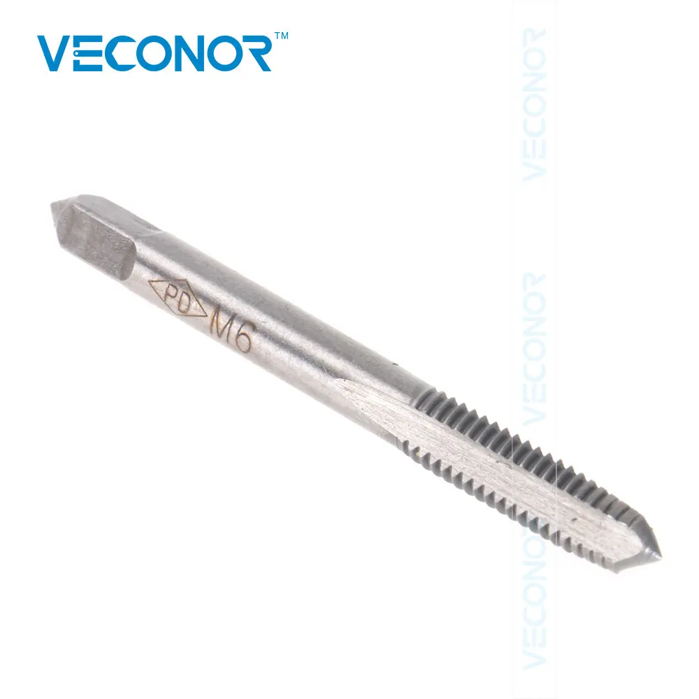 Tap Machine Spiral Point Straight Fluted Screw Thread Repair Metric Plug Tap set Threading Drill Bits