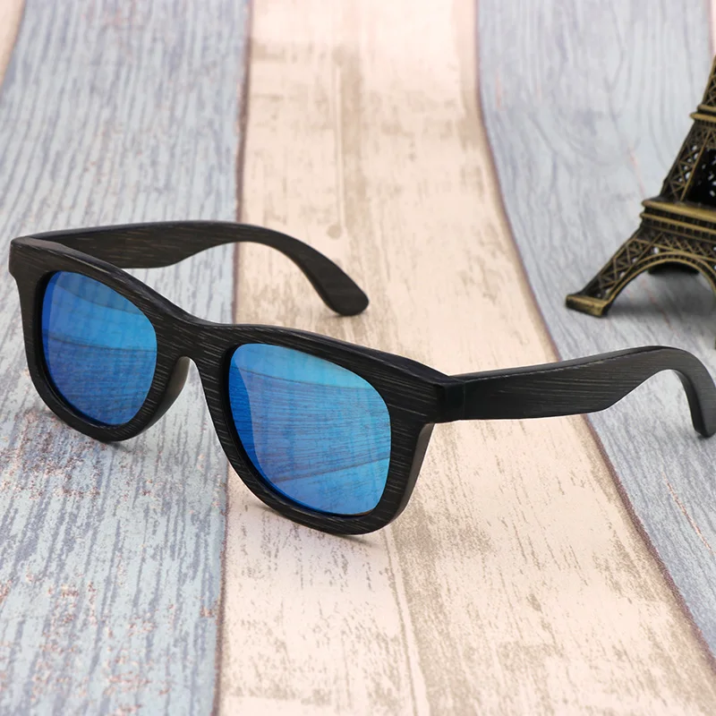 Милые детские дорожные солнцезащитные очки деревянные поляризационные бамбуковые солнцезащитные очки ручной работы UV400 Гибкая Защитная оправа Очки для мальчиков и девочек