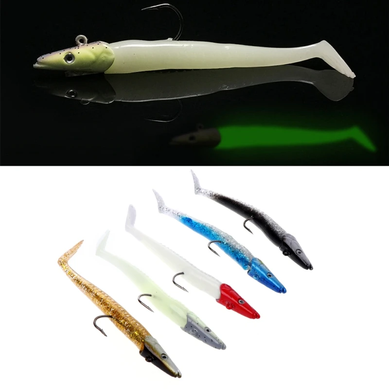  11cm 22g Fishing Lures Lead Head Deep Swim Minnow Lure Floating Soft Head Baits