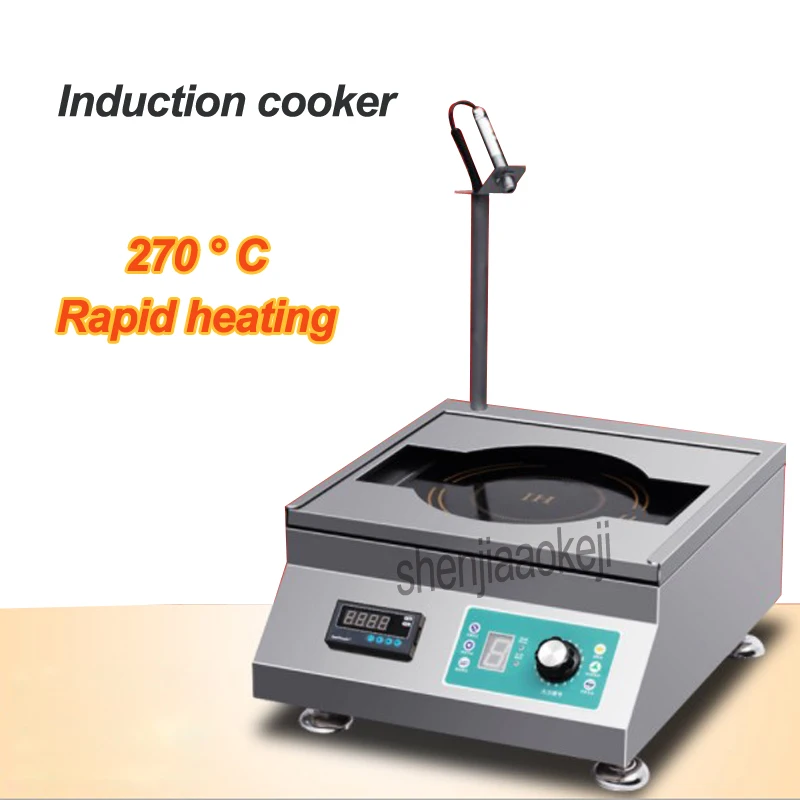 Commercial desktop Induction cooker Electromagnet teppanyaki timing constant temperature induction cooking machine 220v3500w 1pc | Бытовая