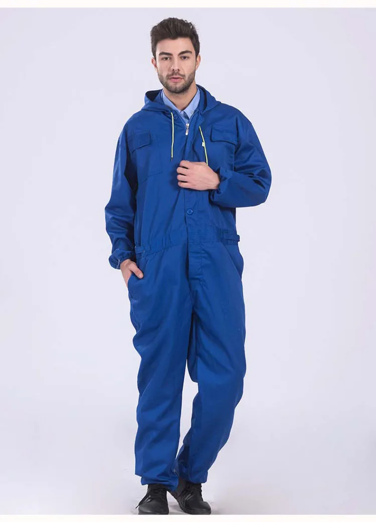 Men Work Clothing Long Sleeve Coveralls Large size Dust-proof Anti-pollution clothing Painting Auto Repair suits Overalls M-4XL (6)