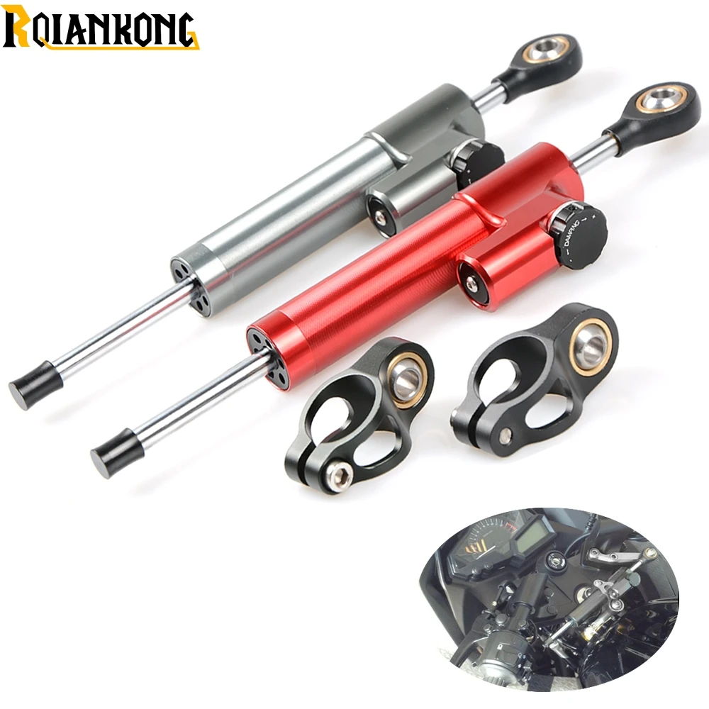 

Motorcycle cnc Stabilizer Damper Steering Mounting Bracket For suzuki GSX 650F 750 1000 1250 1400 SV 650 GSXR1300 GSR600 GSR750