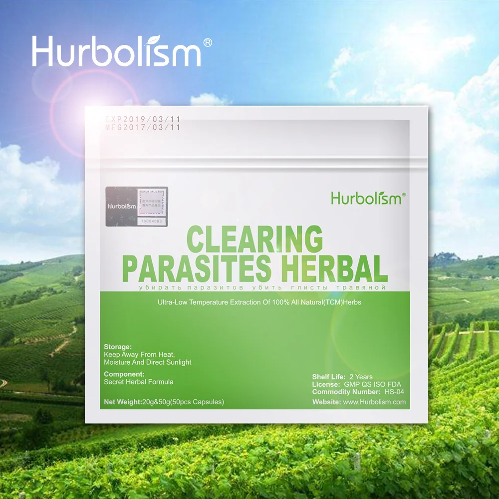 

Hurbolism Natural Herbal Powder Formula For Kill Roundworm, Parasites and Protect Internal Organs 50g