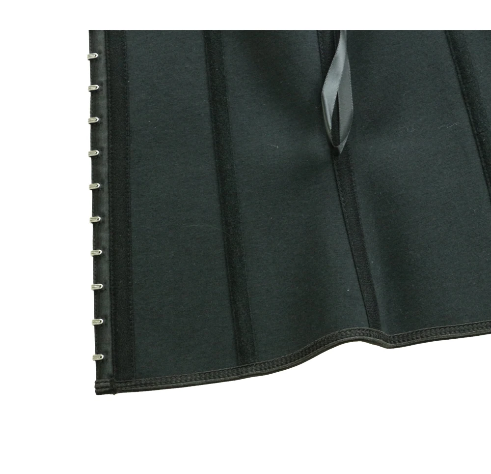 NB1512_01 Atbuty Waist Trainer 9 Inches Shot Torso Latex Waist Training Corset 9 Steel Boned hooks Body Shaper (13)