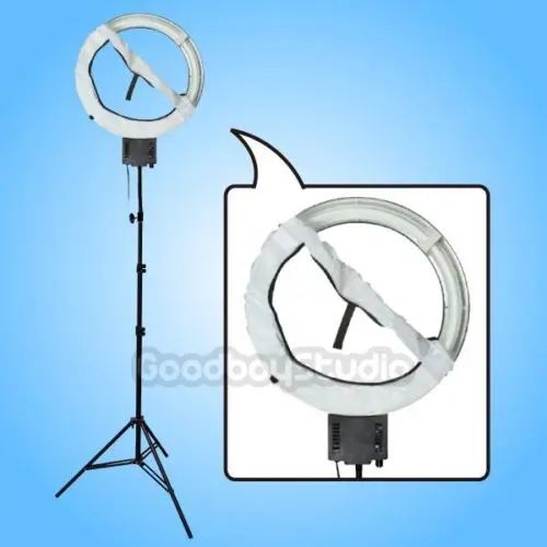 

Studio 40W 5400K Diva Ring Light with 2M 200cm Tripod Stand +Diffuser Kit fr Photography Camera Phone Video Photo Make Up Selfie