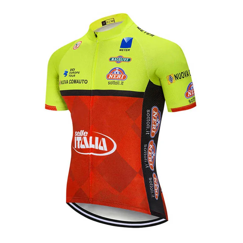 

2019 Pro Team Cycling Jersey Short Sleeve Bike Tops Mtb Bicycle shirt Men Summer Cycling Clothing Maillot Ciclismo Hombre Y02146