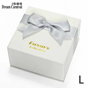 

DreamCarnival 1989 Gift Choice Packaging White Paper Big Size Packing Box for Bangle Bracelet Pendant or Earrings BOX3-2 (Large)