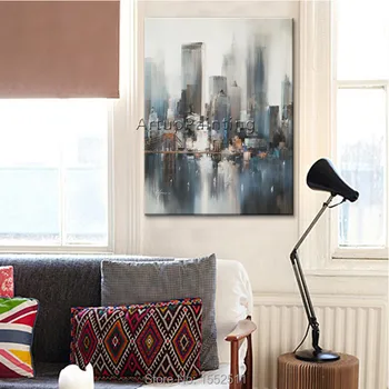 

Paris City Painting Home Decor Home Decoration Oil painting Wall Pictures for living room Home Decor paint Wall art paint 1