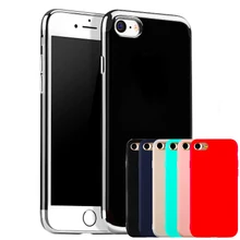 Для iPhone 7 6 s Силиконовый Чехол Ультра Тонкий Конфеты Цвета Мягкой ТПУ резиновые Красочные Телефон Случаях Чехлы для iPhone 6 s 7 Plus SE 5S капа