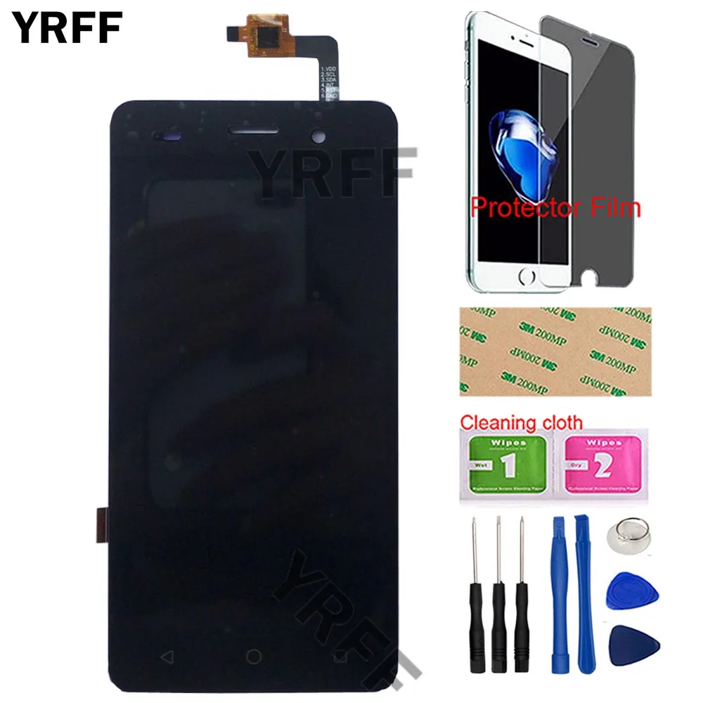 Ceny 5 ekran LCD do telefonu komórkowego wyświetlacz do BQ BQS 5020 BQS 5020 Strike wyświetlacz LCD ekran dotykowy kompletne narzędzia montażowe Protector Film