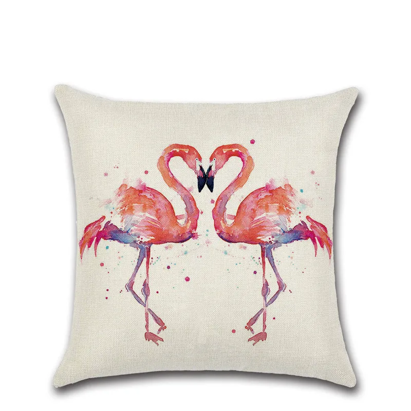 Наволочки для диванной подушки с изображением сердца розового Фламинго наволочки для диванной подушки наволочка с изображением автомобиля с изображением животного Фламинго наволочка для украшения дома