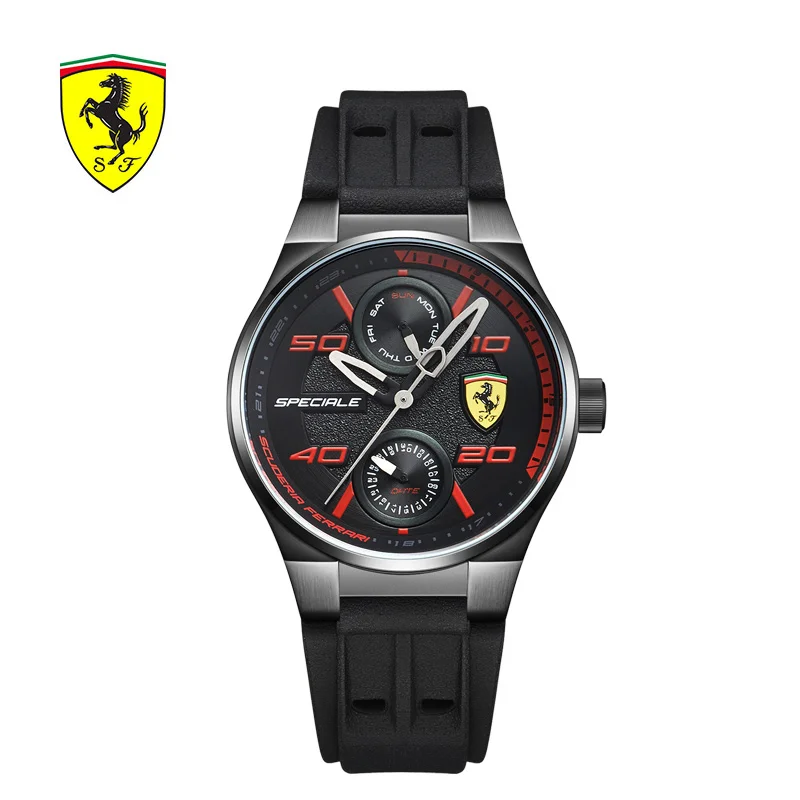 

SCUDERIA FERRARI Brands 2018 New Watch Men's Fashion Sports Waterproof Quartz Watch Casual Watch Simple Trend Watch 0840011
