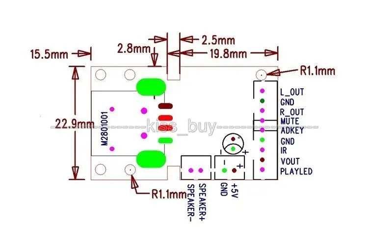 WAV mp3 декодер плата с усилителем без потерь Музыкальный модуль usb TF карта|mp3 decoder
