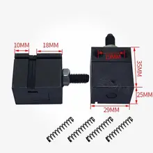 Ключ Зажимной патрон для DEFU 368A копировально-фрезерный станок для обработки замочных ключей, ручка приспособление для слесаря с четырьмя пружинами(один набор