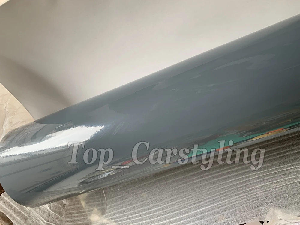 gloss cement gray vinyl car wrap film 3m 1080 car wrap styling  (5)