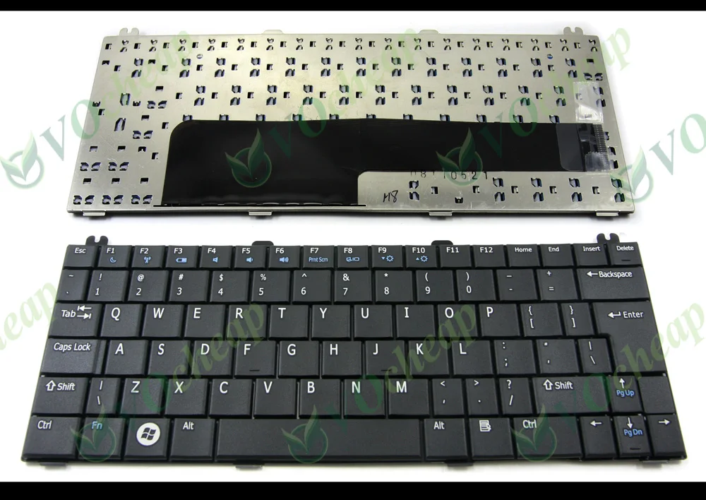 Новая клавиатура для ноутбука Dell MINI 12 Inspiron 1210 V091302AS1 PK1305G0100 J007J 0J007J черная US Teclado |